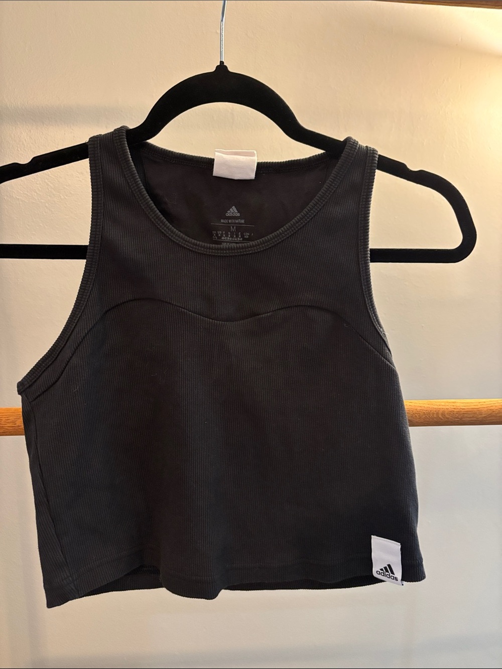 Adidas cropped tank top